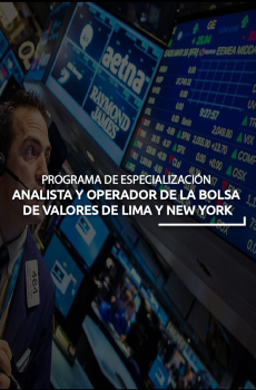 PROGRAMA DE ESPECIALIZACIÓN ANALISTA Y OPERADOR EN LA BOLSA DE VALORES DE LIMA Y DE NEW YORK